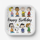 Search for paper plates Charlie brown birthday