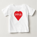 Search for heart baby shirts red