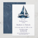 Search for sailboat wedding invitations Navy