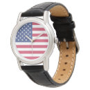 Search for red white and blue watches Usa