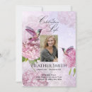 Search for hummingbird invitations Pink flowers