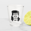 Search for funny quote shot glasses Black and white