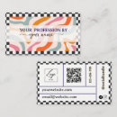Search for psychedelic business cards Funky