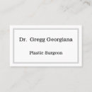 Search for plastic business cards Physician