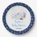 Search for winter baby shower plates Arctic animals