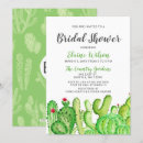 Search for cacti bridal shower invitations Rustic