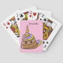 Search for poop playing cards Unicorn