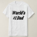 Search for number 1 dad tshirts Black