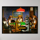 Search for dogs playing poker posters C m coolidge