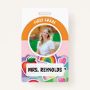 Search for teacher name tags badges Colorful