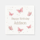 Search for butterfly napkins Girl