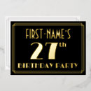 Search for 27th birthday invitations 27 years old
