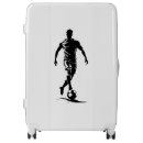 Search for soccer luggage Black and white