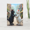 Search for black and white anniversary cards Cat