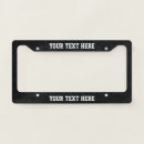 Search for diamonds license plates Black