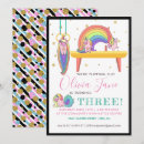 Search for unicorn party invitations Glitter