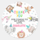 Search for safari birthday stickers Calling all party animals