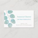 Search for essential oil business cards Watercolor