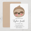 Search for sloth birthday invitations Boy