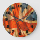 Search for british union jack clocks England