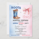 Search for boots or bows invitations Watercolor
