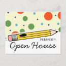 Search for open house postcards School