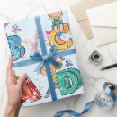 Search for abc wrapping paper Birthday