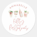 Search for 50 and fabulous stickers Script