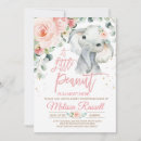 Search for pink elephant baby shower invitations Baby girl