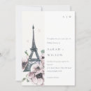 Search for eiffel tower wedding invitations French