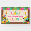 Search for luau birthday banners Pink