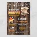 Search for campfire birthday invitations Outdoor