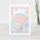 Search for hot air balloon valentines day cards Heart