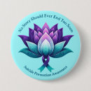 Search for suicide awareness buttons Support
