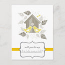 Search for text bridesmaid cards Cute