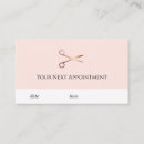 Search for hairdresser appointment cards Simple