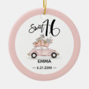 Search for 16th birthday ornaments Sweet 16