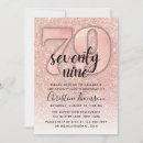 Search for 79th birthday invitations Rose