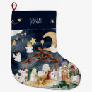 Search for religious christmas stockings Nativity