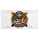Search for red white and blue license plates Americana