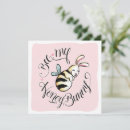Search for bee valentines day cards Pink
