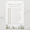 Search for greenery baby shower games Mommy or daddy