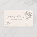Search for face business cards Cosmetologist