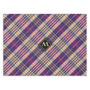Search for purple plaid tablecloths Scottish