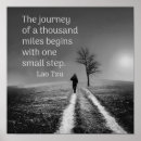 Search for journey of a thousand miles posters Lao tzu