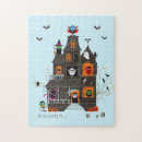 Search for halloween cat puzzles Haunted house