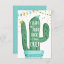 Search for cactus birthday invitations Succulent
