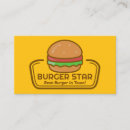 Search for burger business cards Chef
