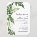 Search for fern wedding invitations Modern