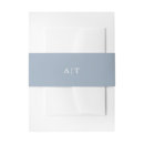 Search for dusty blue invitation belly bands Simple
